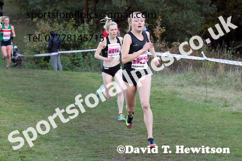 Senior womens 2021 National Cross Country Relays, Berry Hill Park, Mansfield. Photo: David T. Hewitson/Sports for All Pics